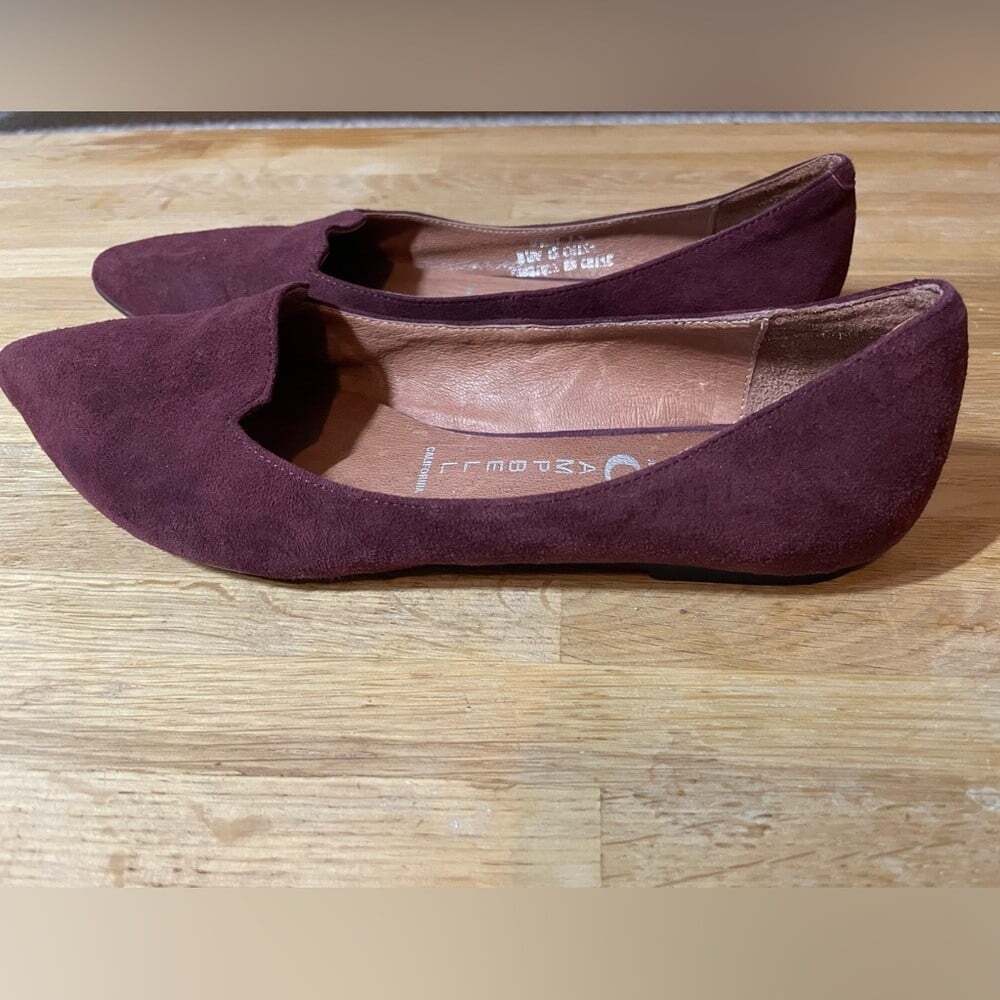 Jeffrey Campbell Deep Burgundy Flats - Picture 4 of 7
